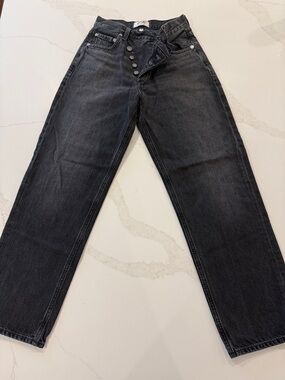 Agolde Women's cross cross Straight Leg Jeans